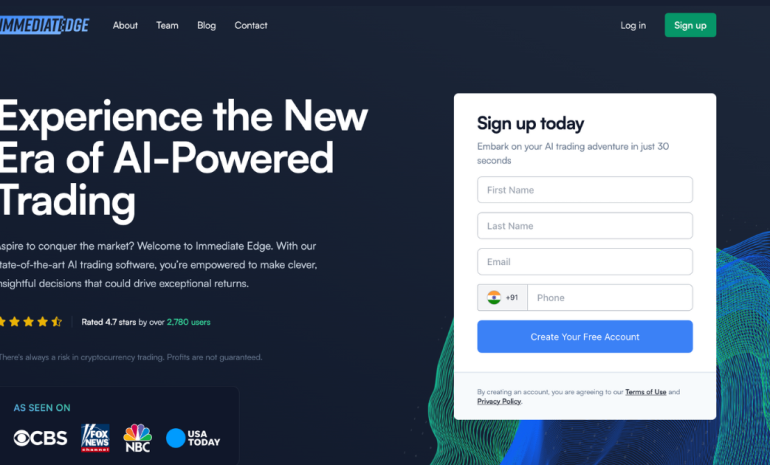 Immediate Edge Crypto Trading Platform Review