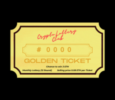 Crypto Lottery Club Golden Ticket